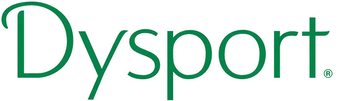 Dysport botox-logo – botulinum toxine merk voor spierontspanning.