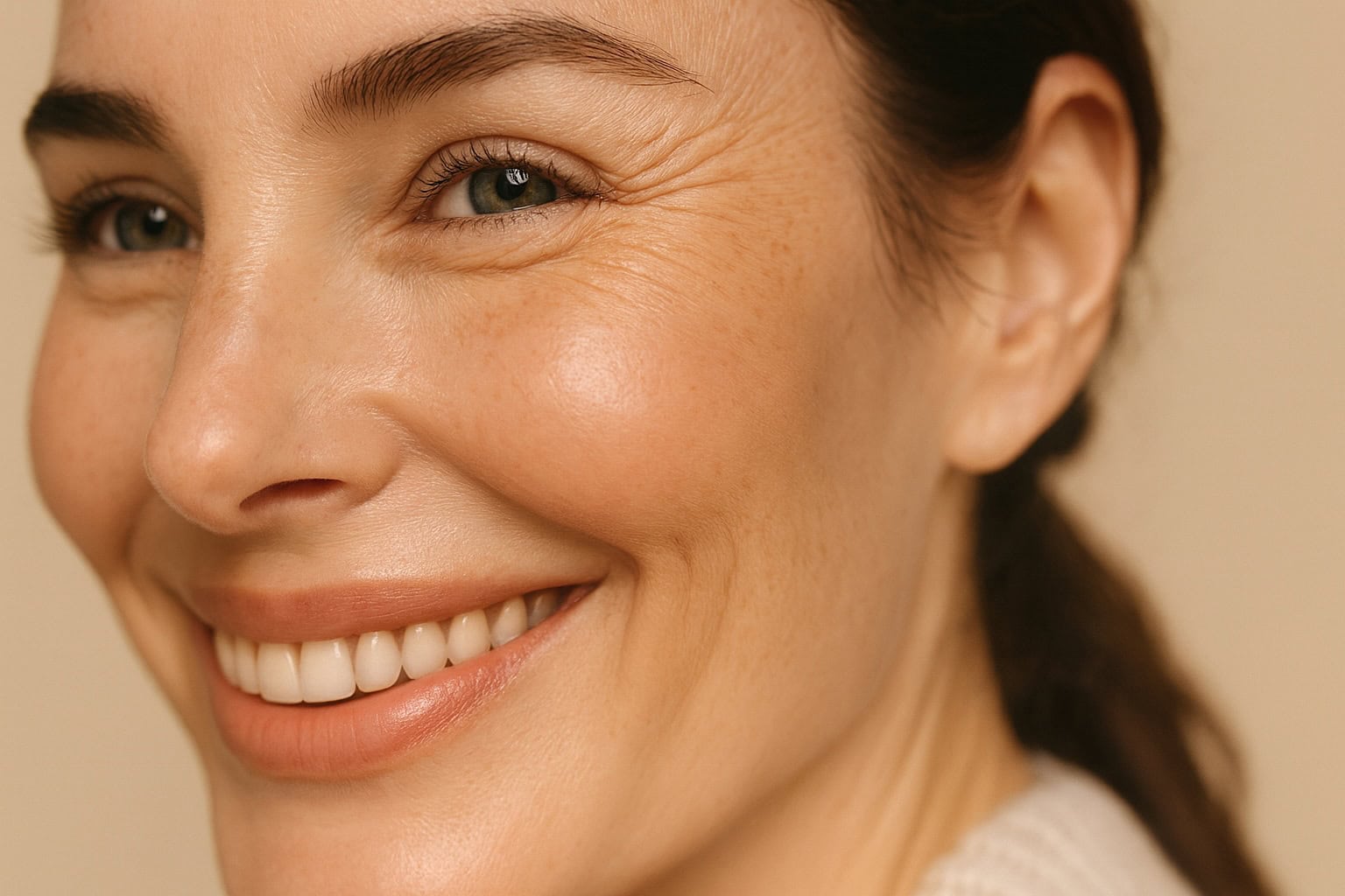 Stralende huid en mooie glimlach met huidverbetering en gezicht behandelingen bij Glow Clinic Nederland.