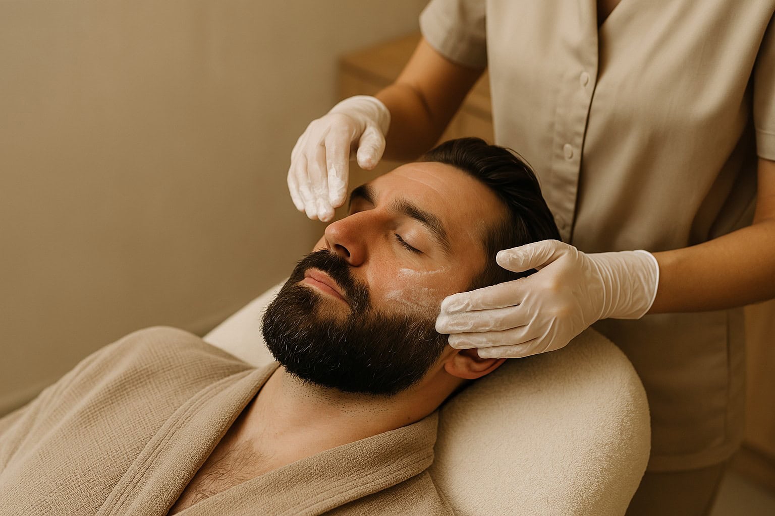 Strakke huidverjonging met facial lymph drainage bij Glow Clinic in Nederland.