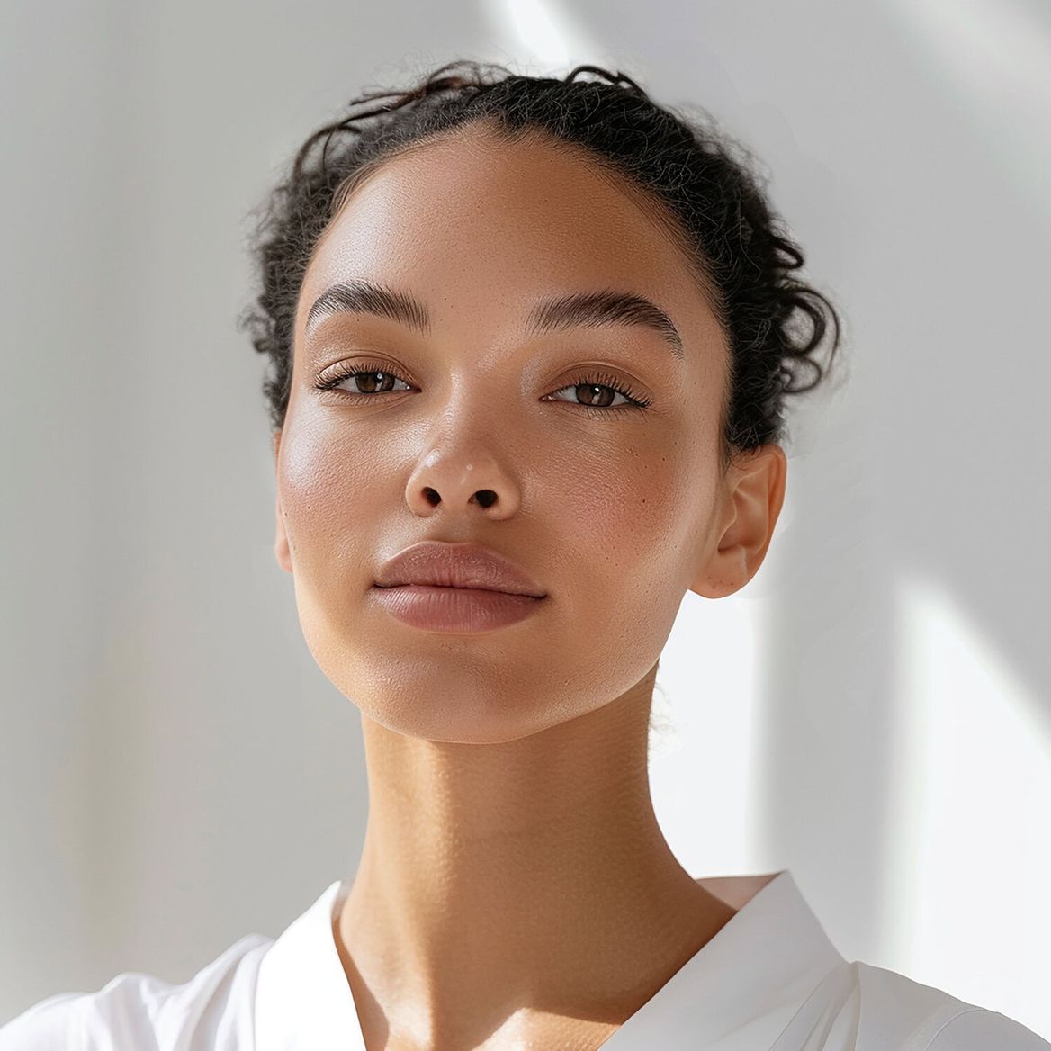 Stralende huid en natuurlijk uiterlijk na gezichtsbehandeling bij Glow Clinic in Nederland.