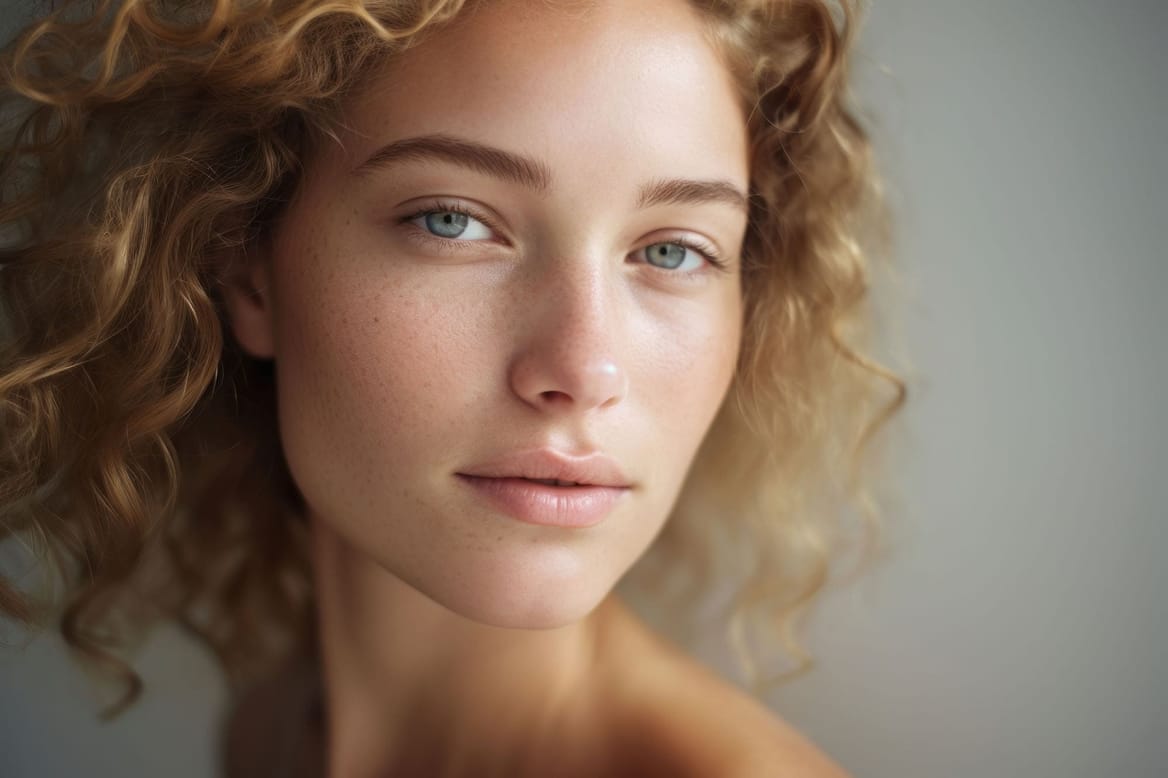 Stralende huid met natuurlijke glow, perfect voor huidverbetering en glow behandelingen bij Glow Clinic.