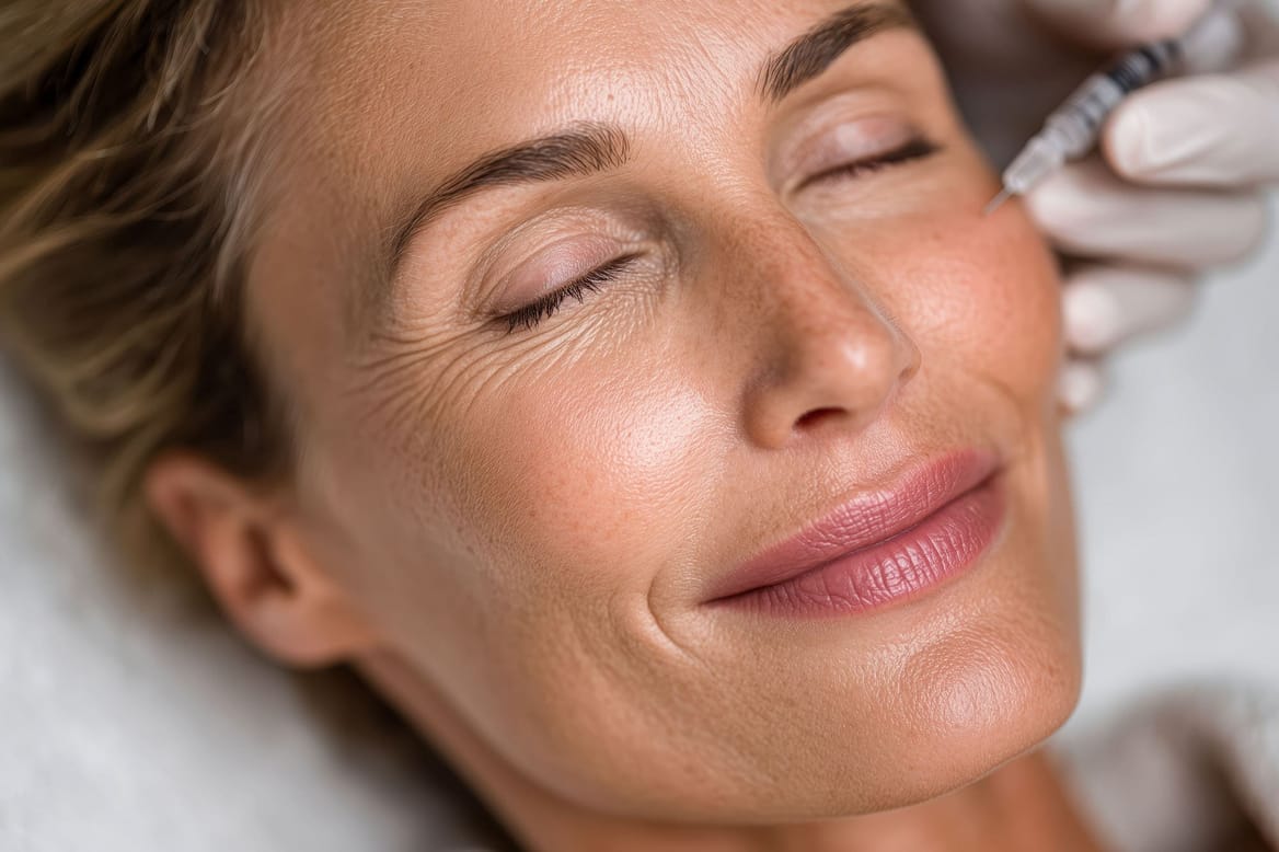Strakke huidverjonging met huidverbetering en professionele injectables bij Glow Clinic, specialist in anti-aging en huidkliniek.