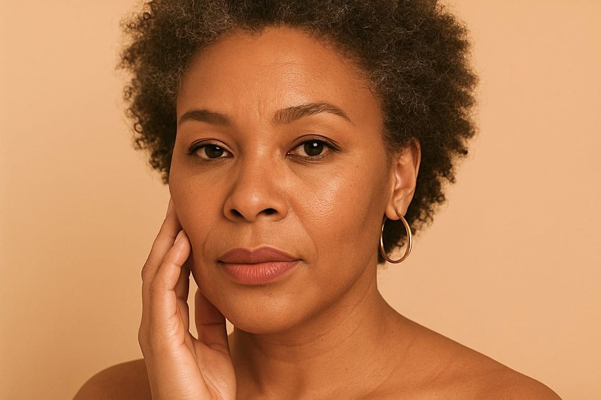 Stralende huid na professionele huidverbetering bij Glow Clinic.