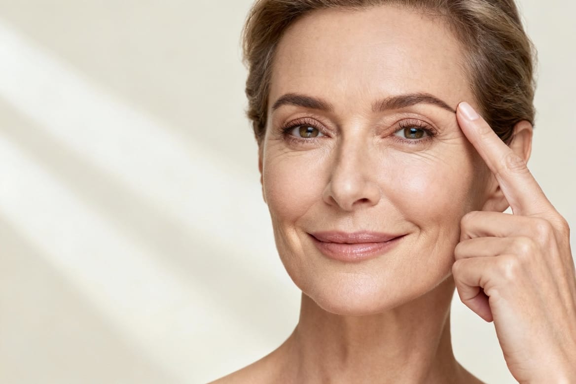 Stralende huid en gladde gelaatstrekken door anti-aging behandelingen bij Glow Clinic.