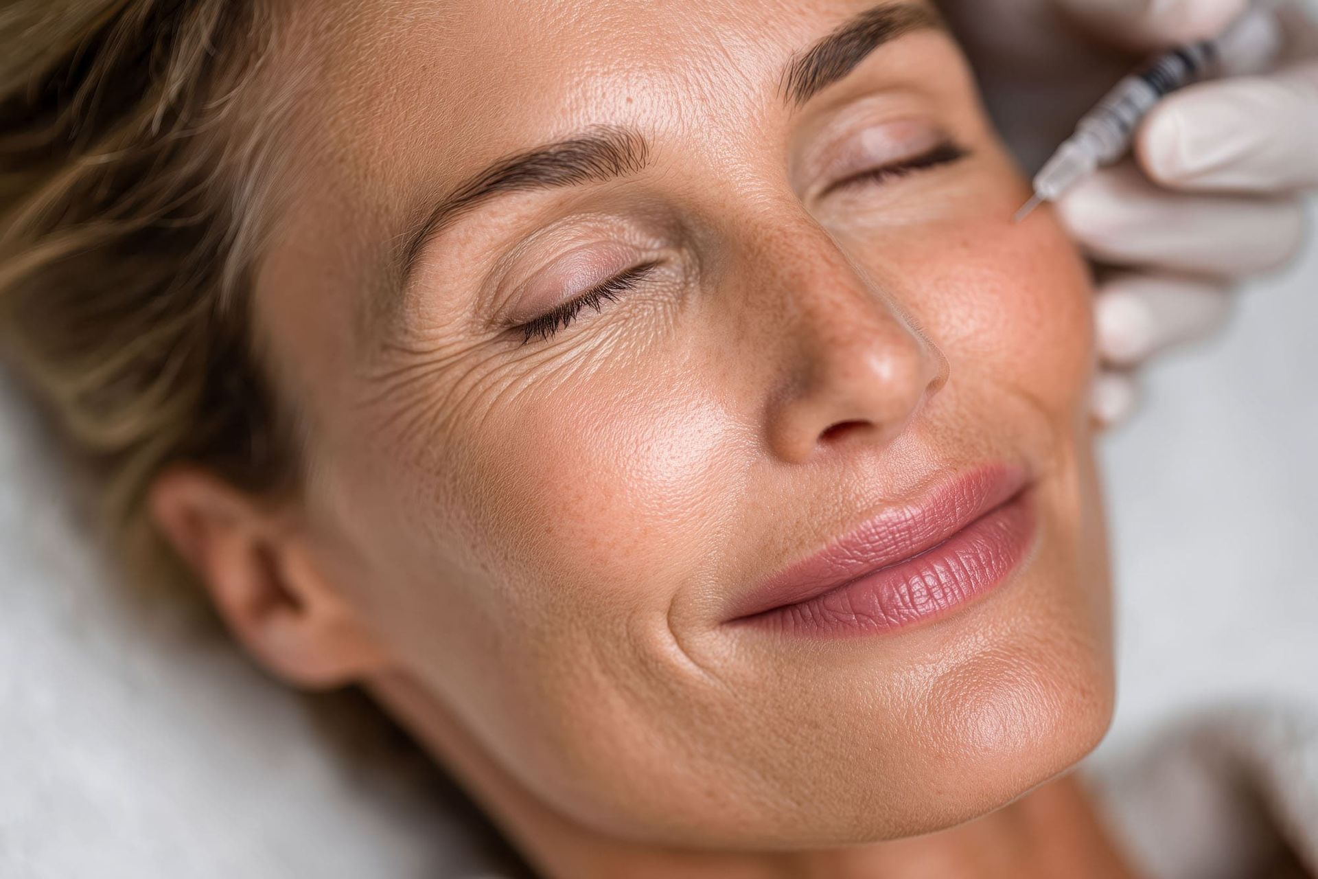 Strakke huidverjonging met huidverbetering en professionele injectables bij Glow Clinic, specialist in anti-aging en huidkliniek.